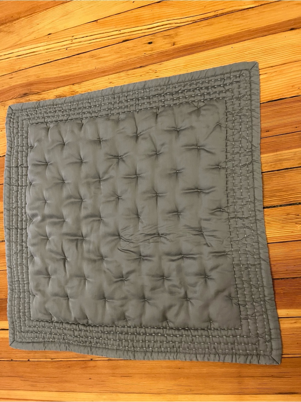 Quilted Donna Karan European Silk Sham 26”/26”
